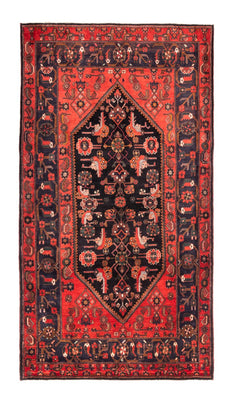 Alfombra persa - Nómada - 300 x 170 cm - azul oscuro