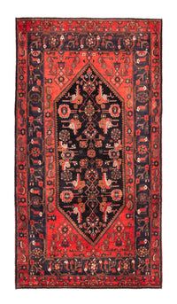 Alfombra persa - Nómada - 300 x 170 cm - azul oscuro