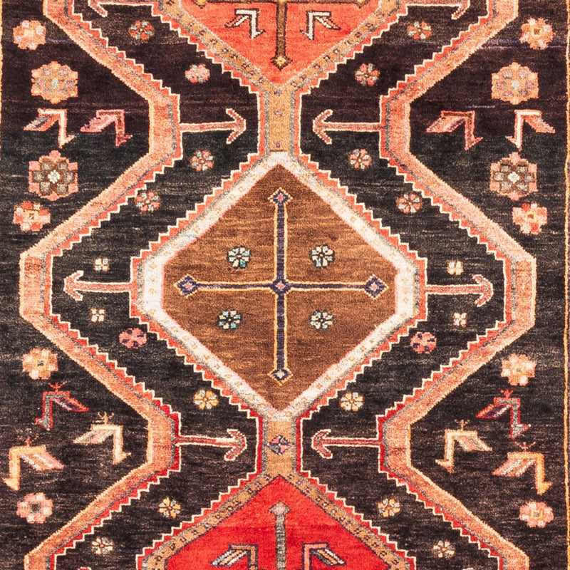 Alfombra persa - Nómada - 296 x 153 cm - azul oscuro