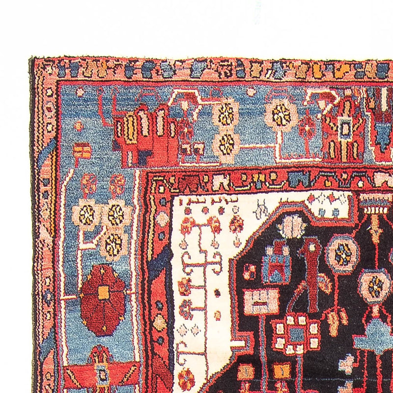Alfombra persa - Nómada - 312 x 153 cm - azul oscuro