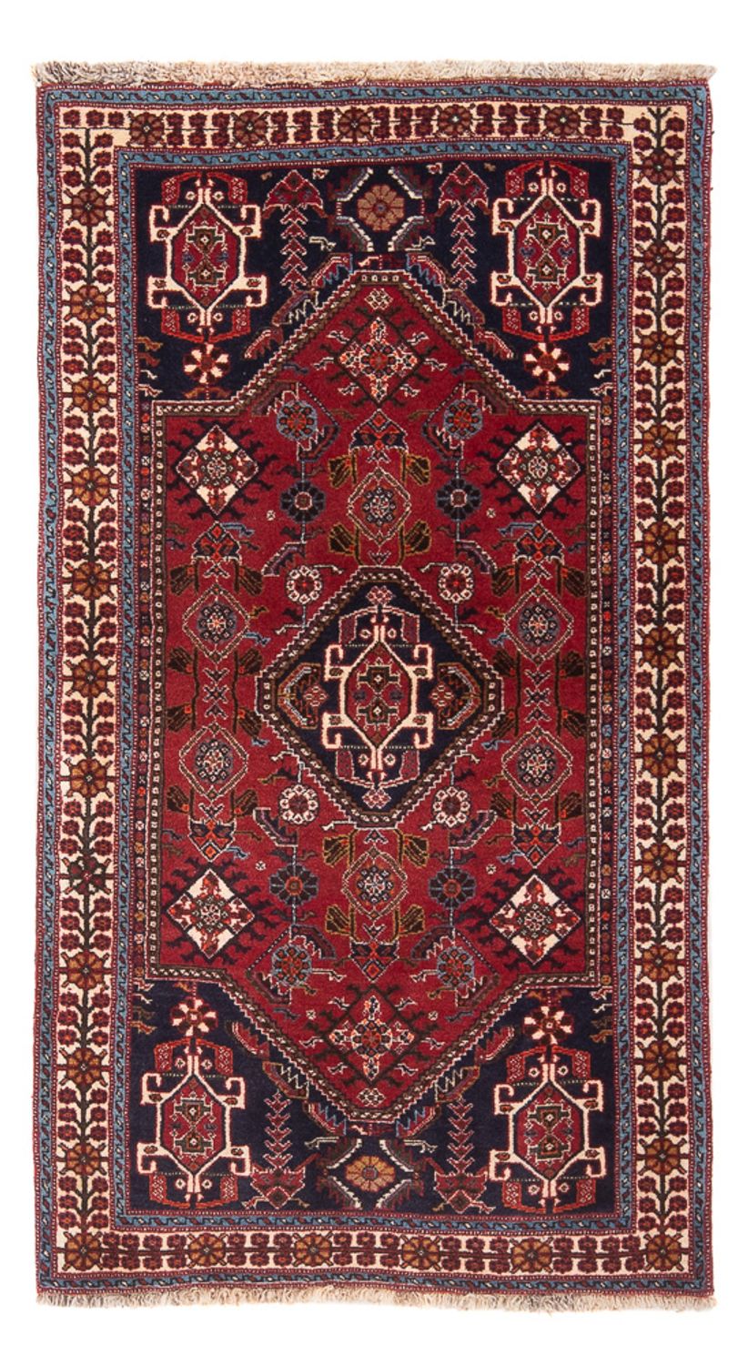 Alfombra persa - Nómada - 147 x 75 cm - rojo