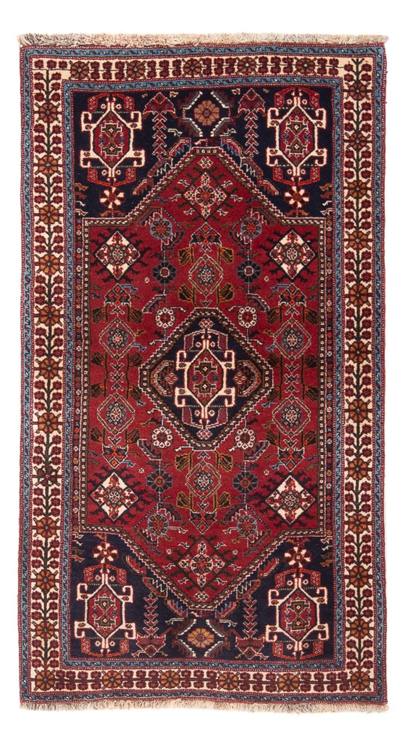 Alfombra persa - Nómada - 147 x 75 cm - rojo