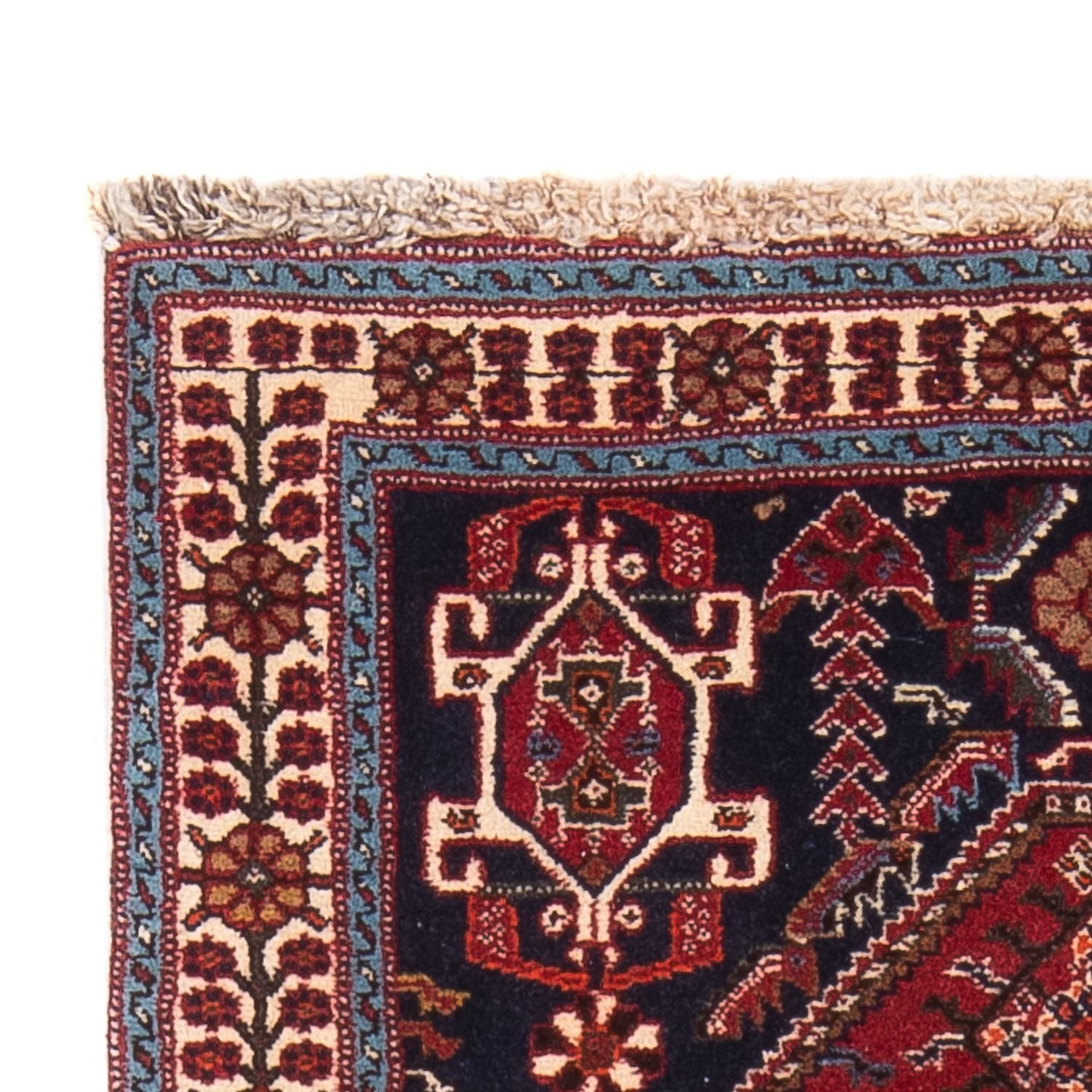 Alfombra persa - Nómada - 147 x 75 cm - rojo