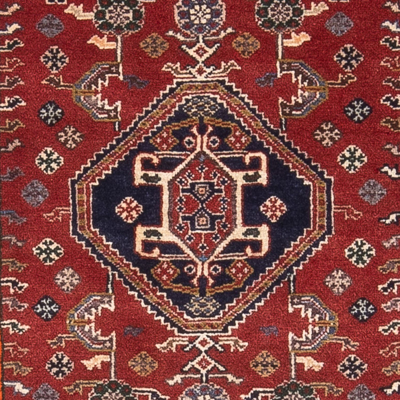 Alfombra persa - Nómada - 145 x 80 cm - rojo