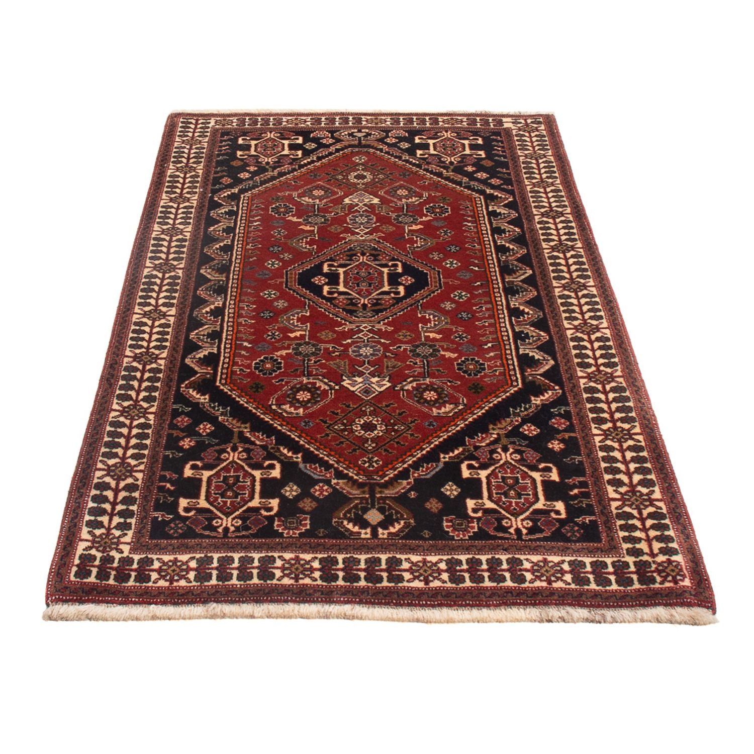 Alfombra persa - Nómada - 145 x 80 cm - rojo