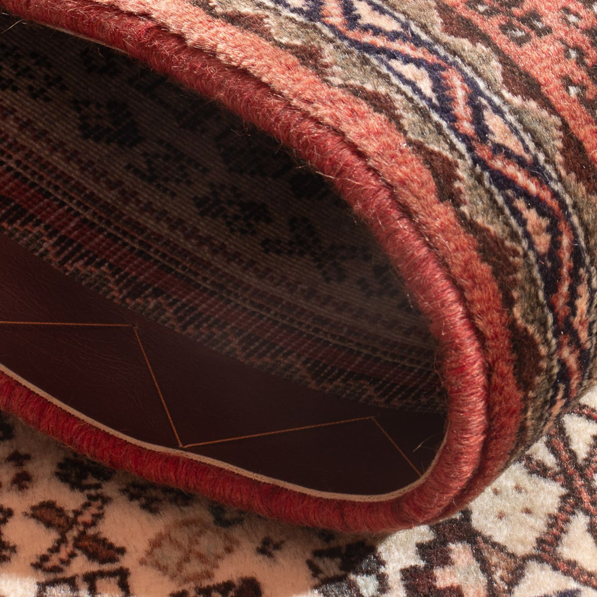 Alfombra de pasillo Alfombra persa - Nómada - 160 x 70 cm - crema