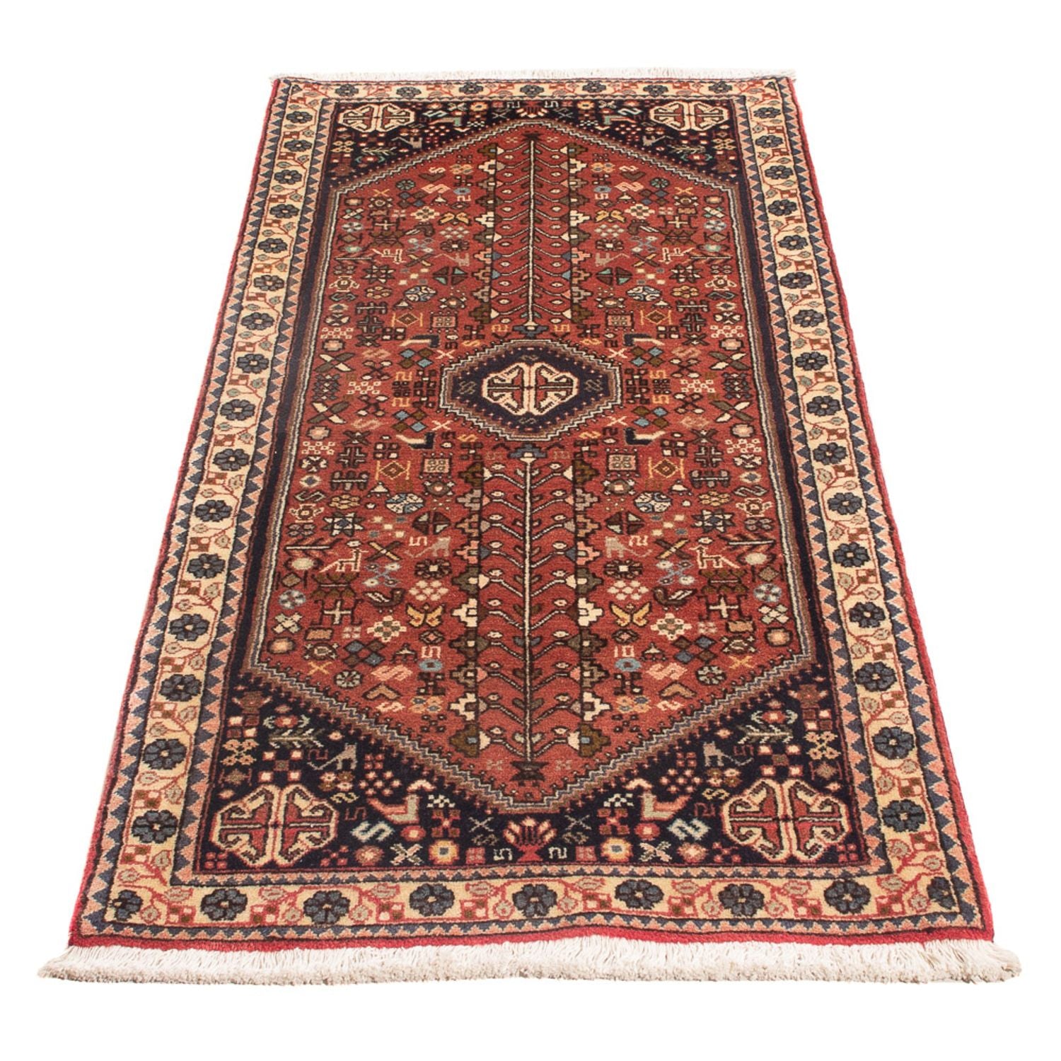 Alfombra persa - Nómada - 148 x 64 cm - rojo