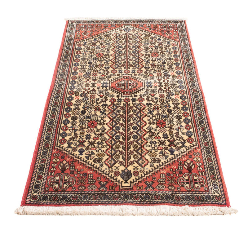 Alfombra persa - Nómada - 150 x 67 cm - crema