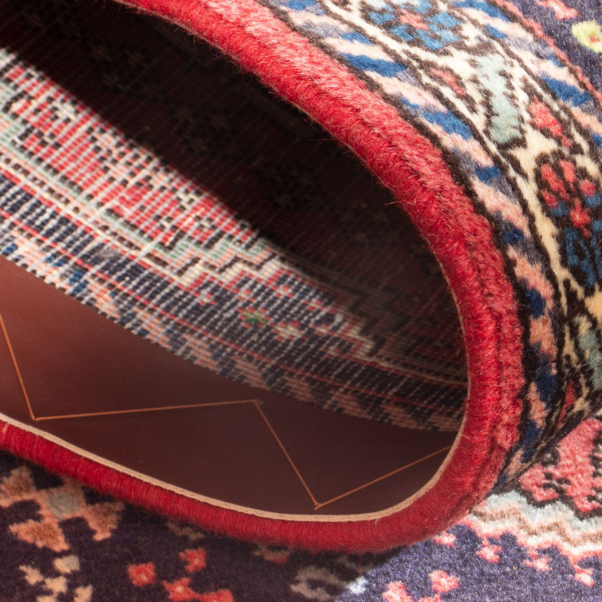 Alfombra persa - Nómada - 146 x 67 cm - rojo