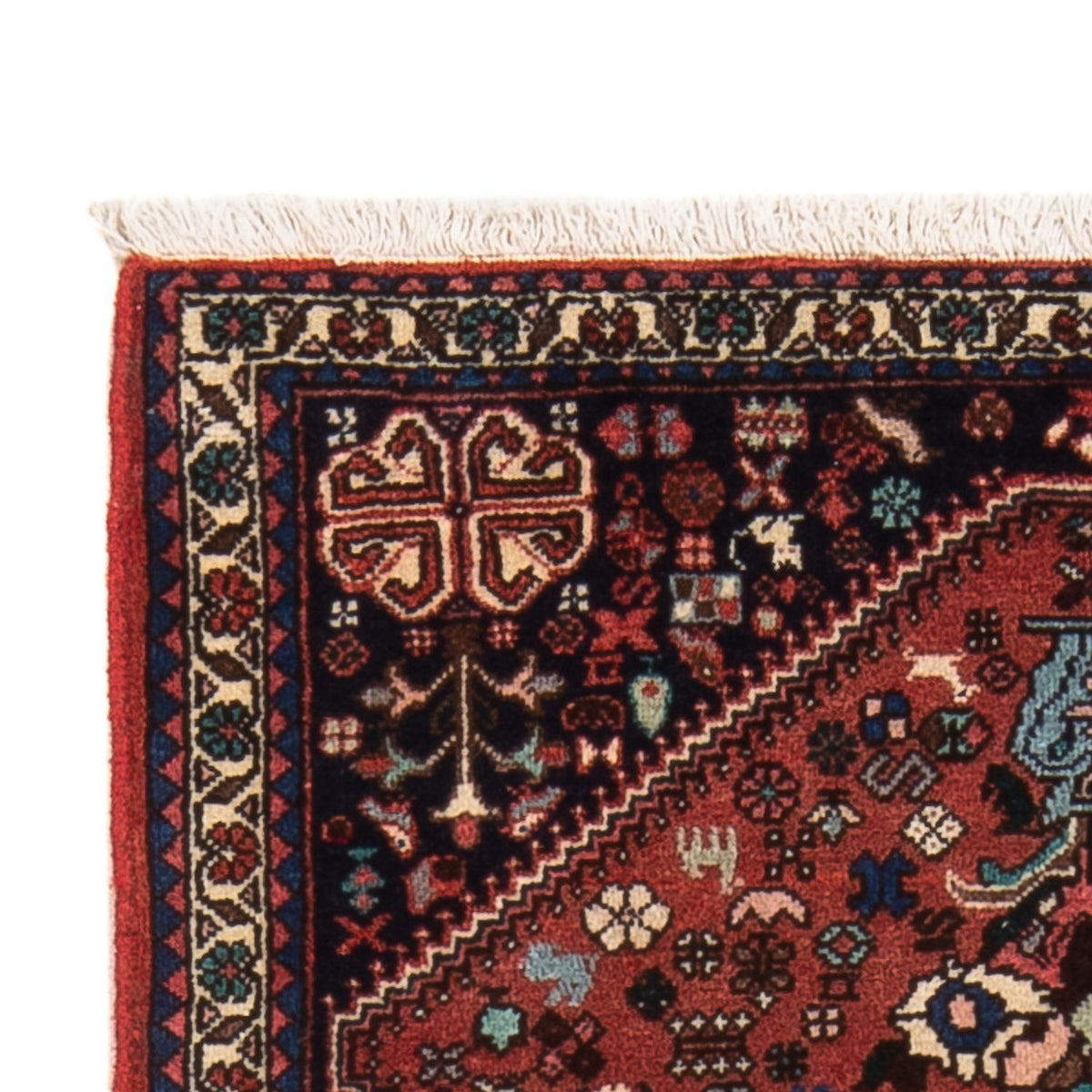 Alfombra persa - Nómada - 147 x 75 cm - rojo