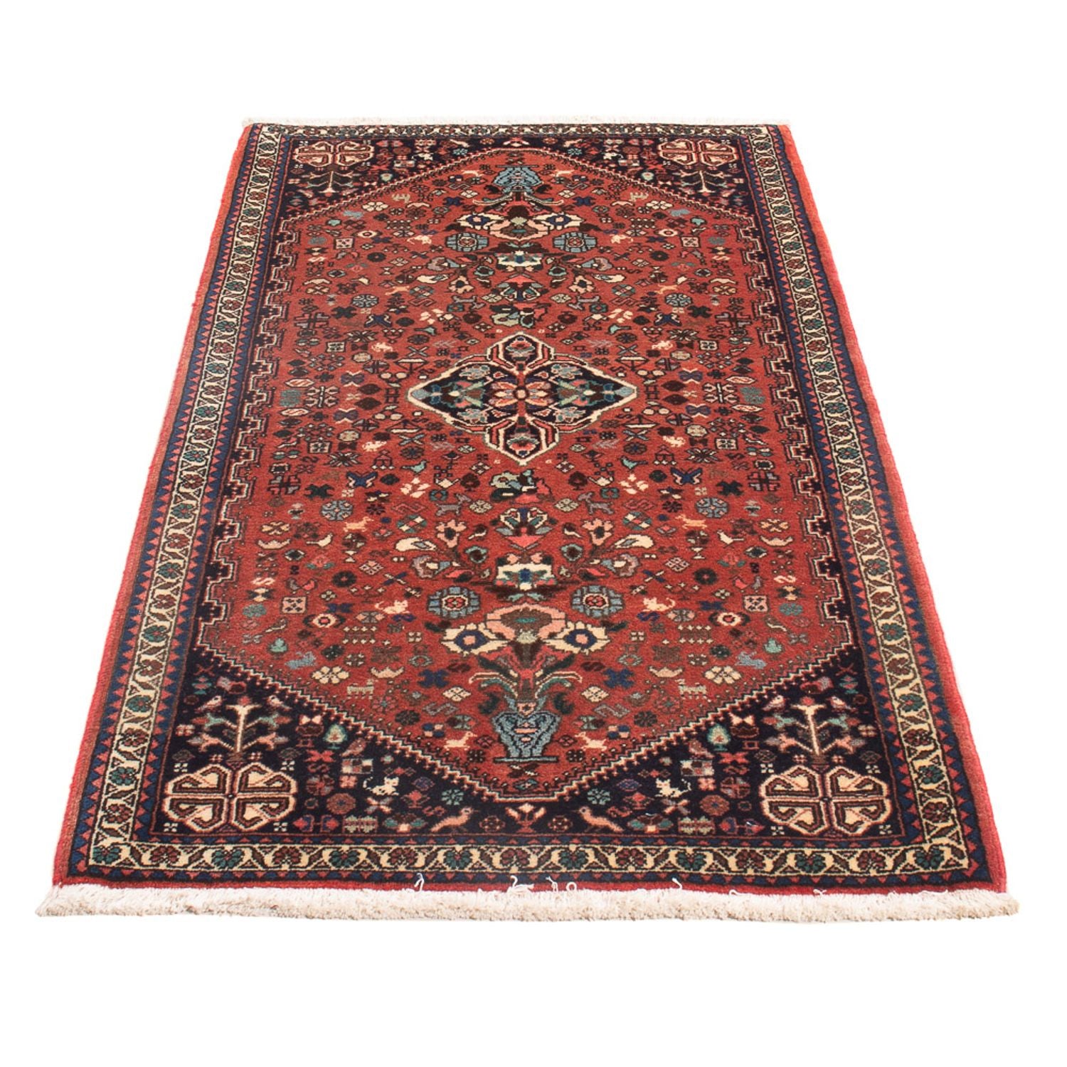 Alfombra persa - Nómada - 147 x 75 cm - rojo