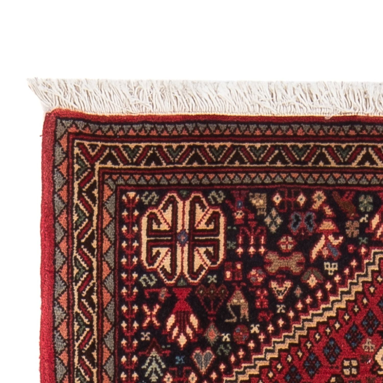 Alfombra de pasillo Alfombra persa - Nómada - 155 x 70 cm - rojo