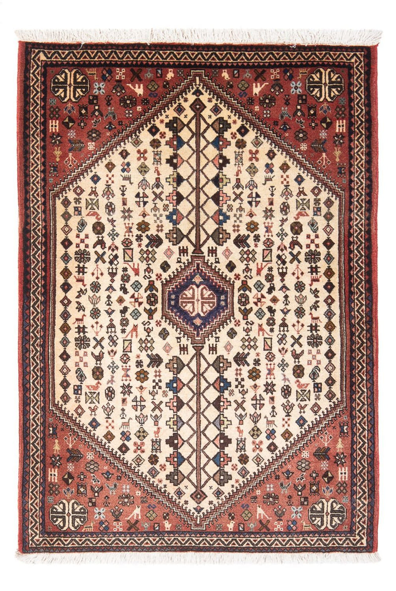 Alfombra persa - Nómada - 128 x 82 cm - crema