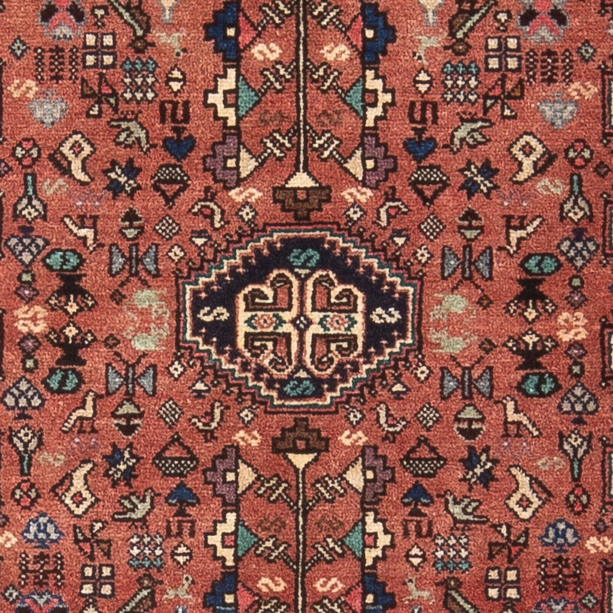 Alfombra persa - Nómada - 150 x 65 cm - rojo