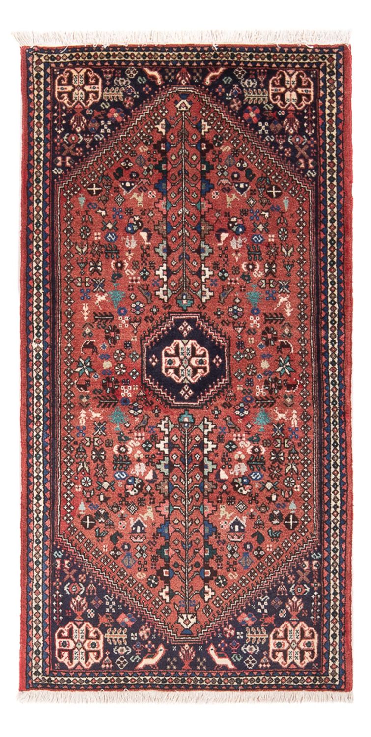 Alfombra persa - Nómada - 142 x 65 cm - rojo