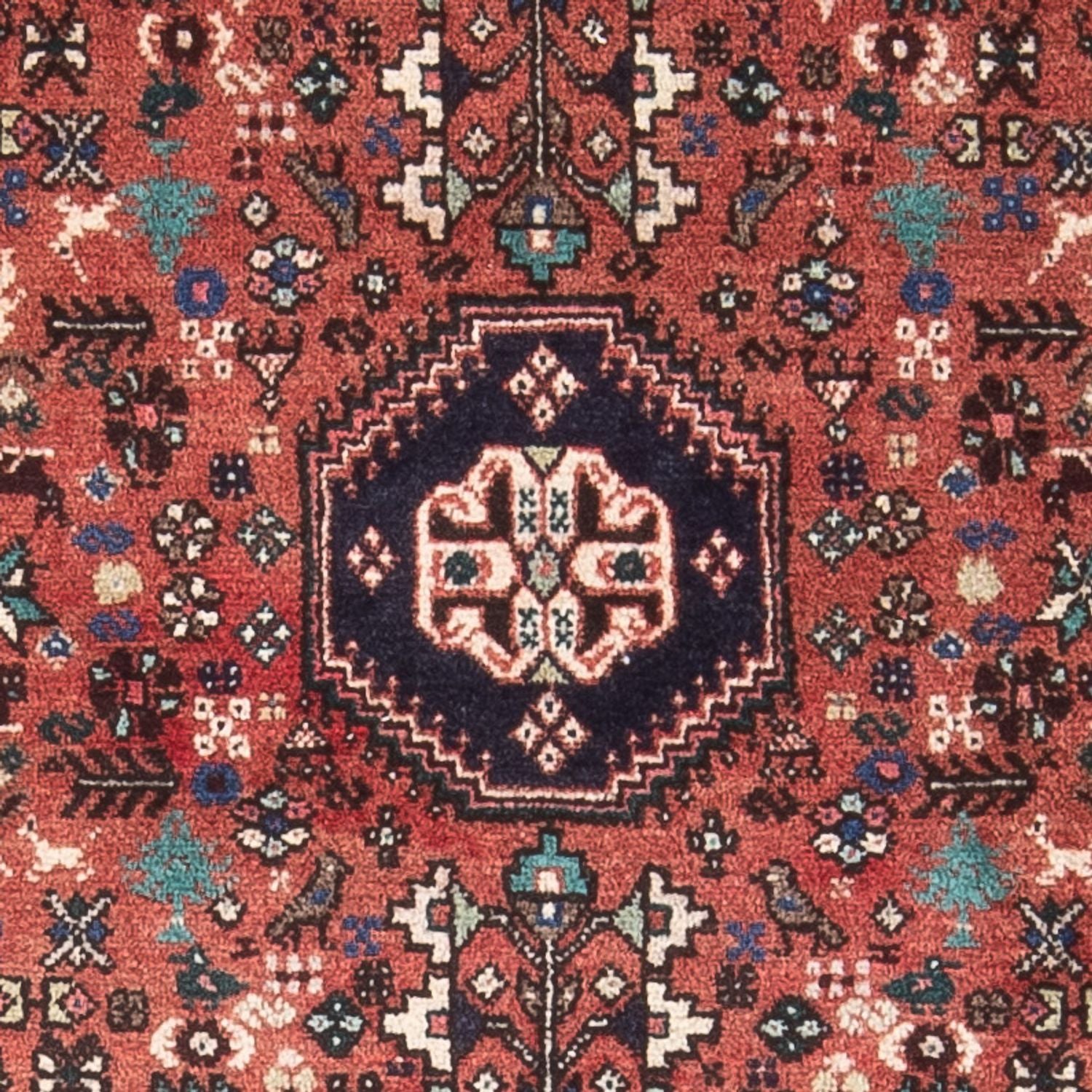 Alfombra persa - Nómada - 142 x 65 cm - rojo
