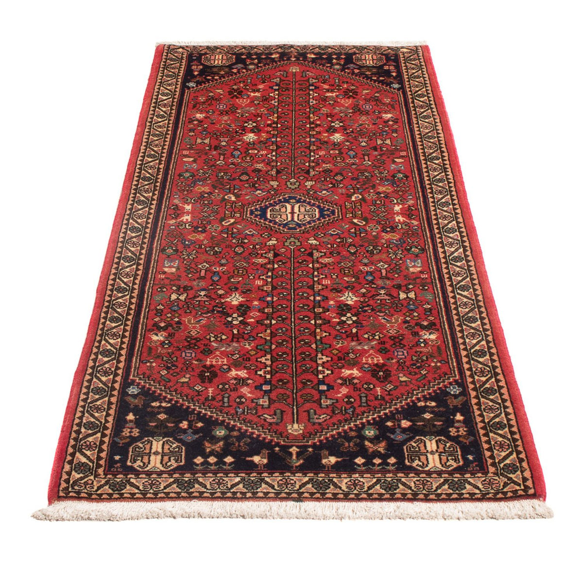 Alfombra de pasillo Alfombra persa - Nómada - 155 x 67 cm - rojo