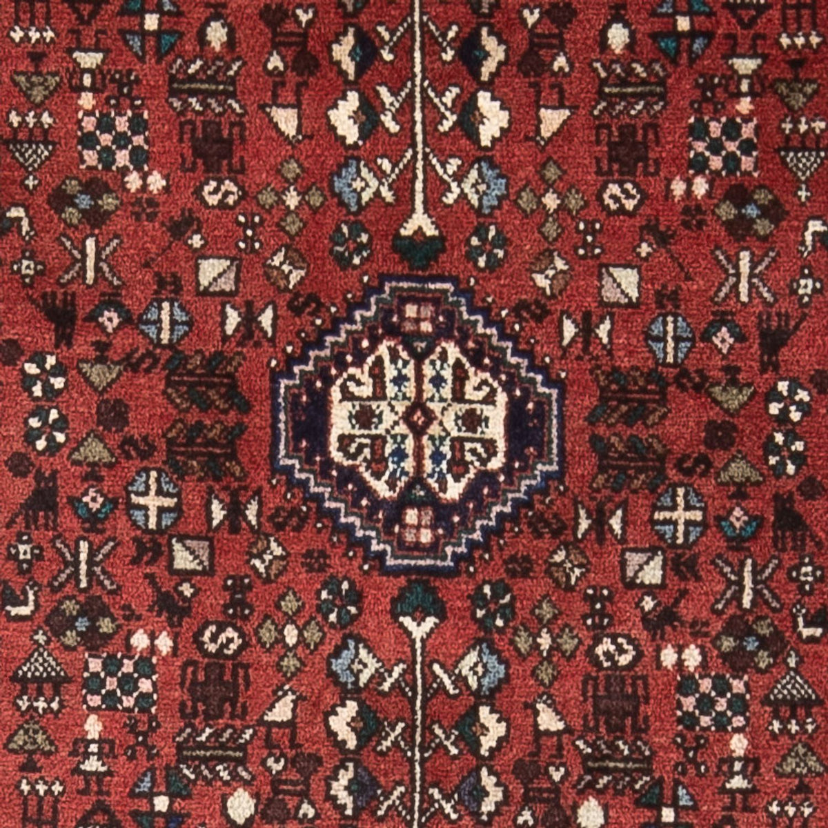 Alfombra persa - Nómada - 153 x 66 cm - rojo