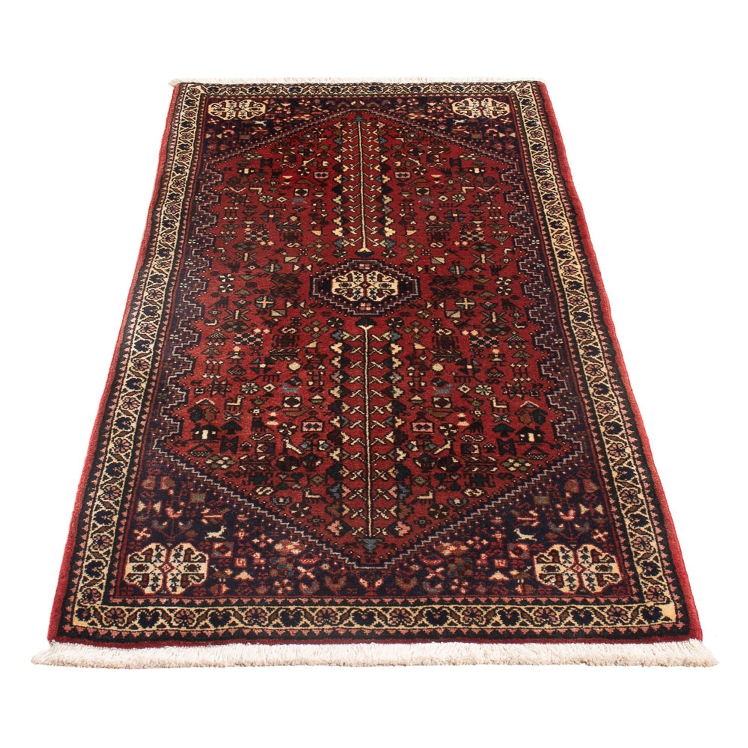Alfombra persa - Nómada - 153 x 66 cm - rojo