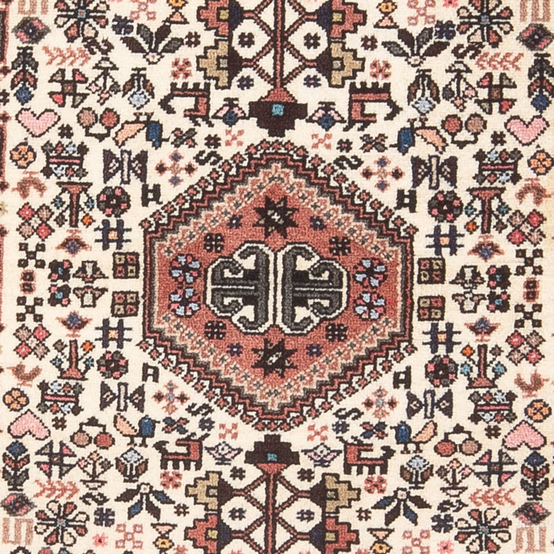Alfombra de pasillo Alfombra persa - Nómada - 162 x 68 cm - crema