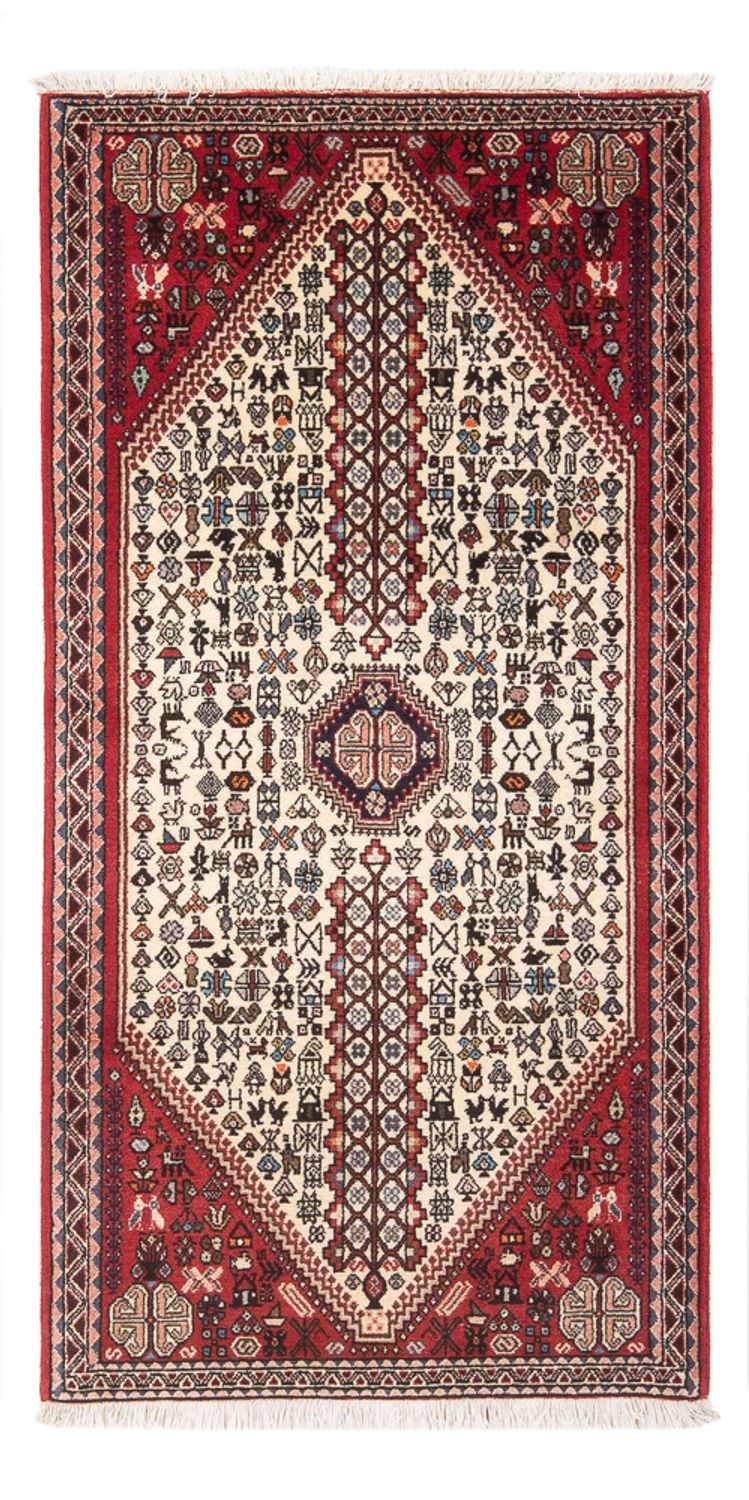 Alfombra persa - Nómada - 147 x 70 cm - crema