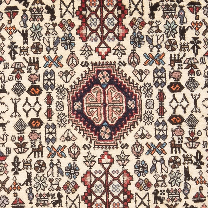 Alfombra persa - Nómada - 147 x 70 cm - crema