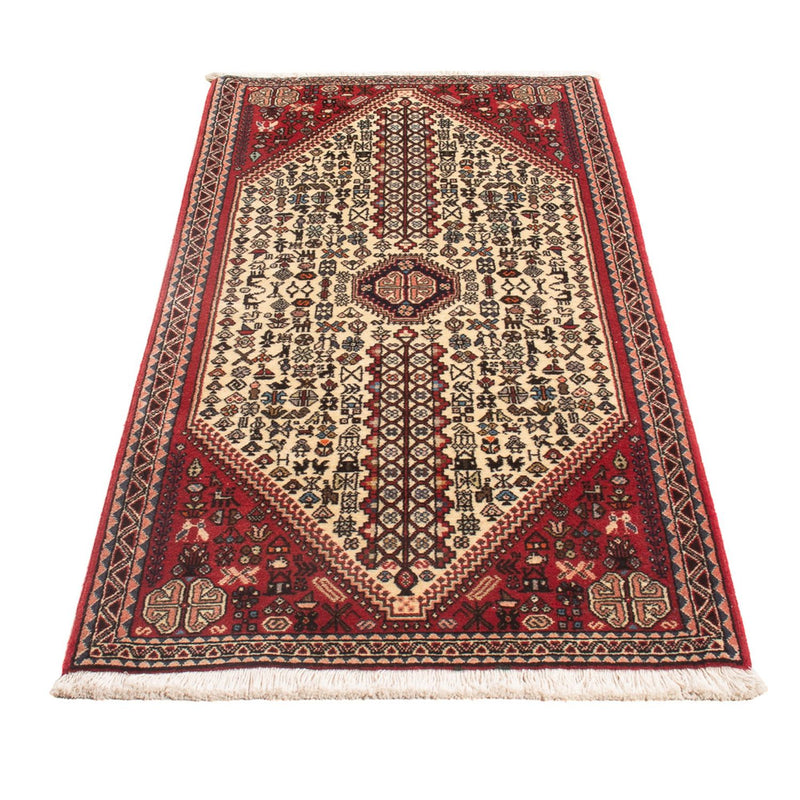 Alfombra persa - Nómada - 147 x 70 cm - crema
