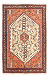 Abadeh Alfombra 100x147cm - Alfombra persa - Rectángulo / Beige / 100 x 147 cm Rectángulo