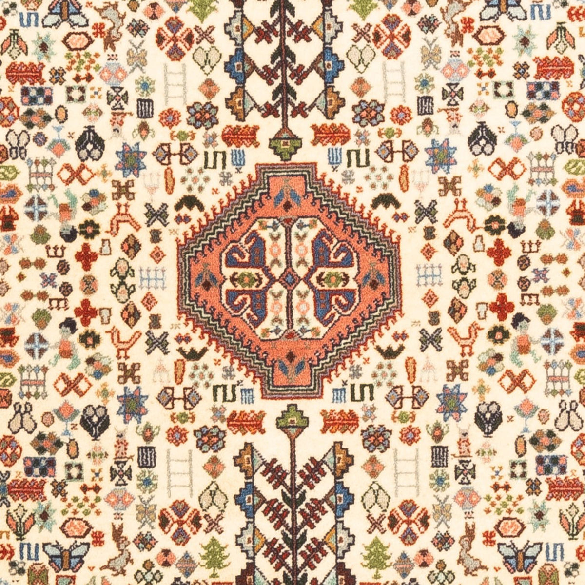 Alfombra persa - Nómada - 147 x 100 cm - beige