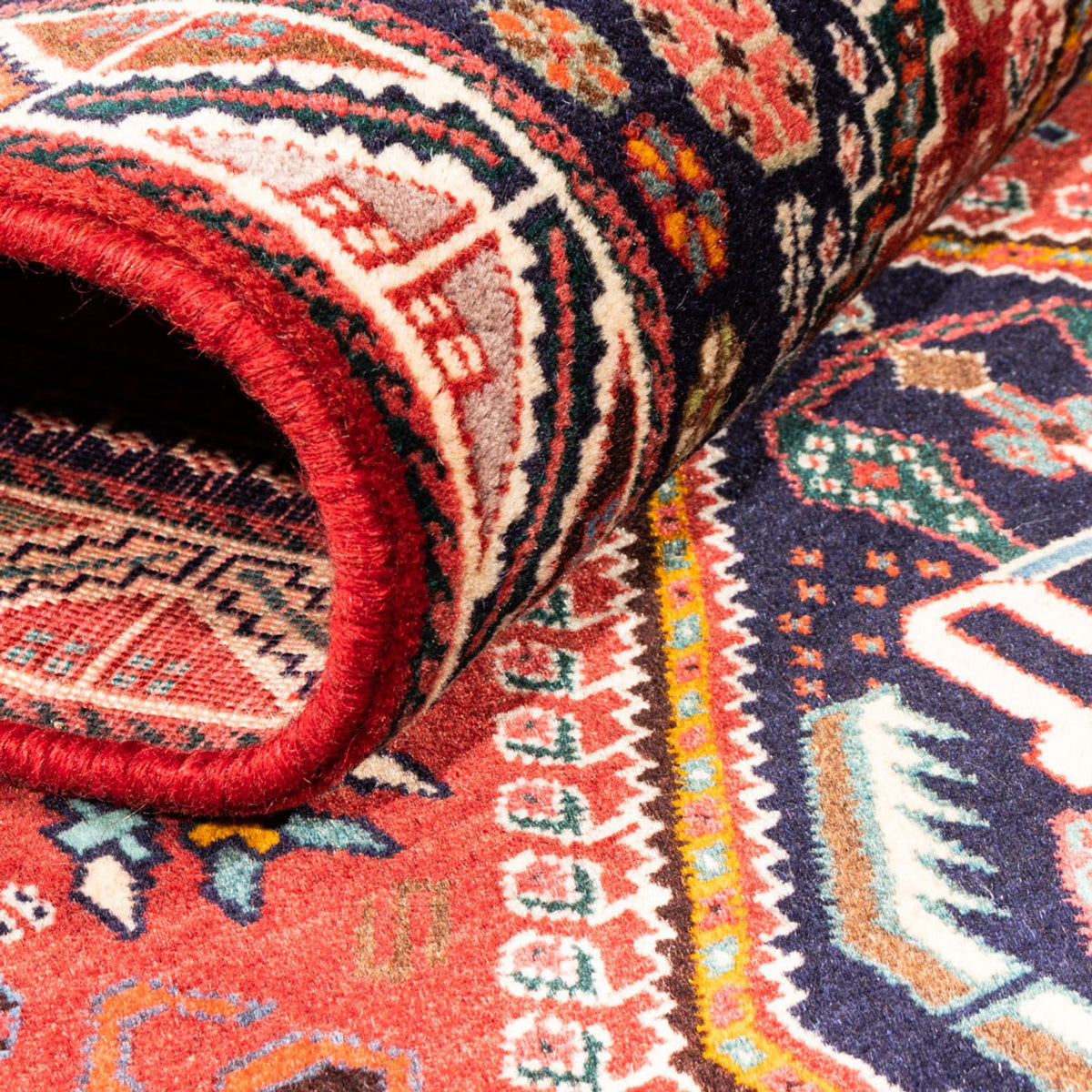 Alfombra de pasillo Alfombra persa - Nómada - 200 x 84 cm - óxido