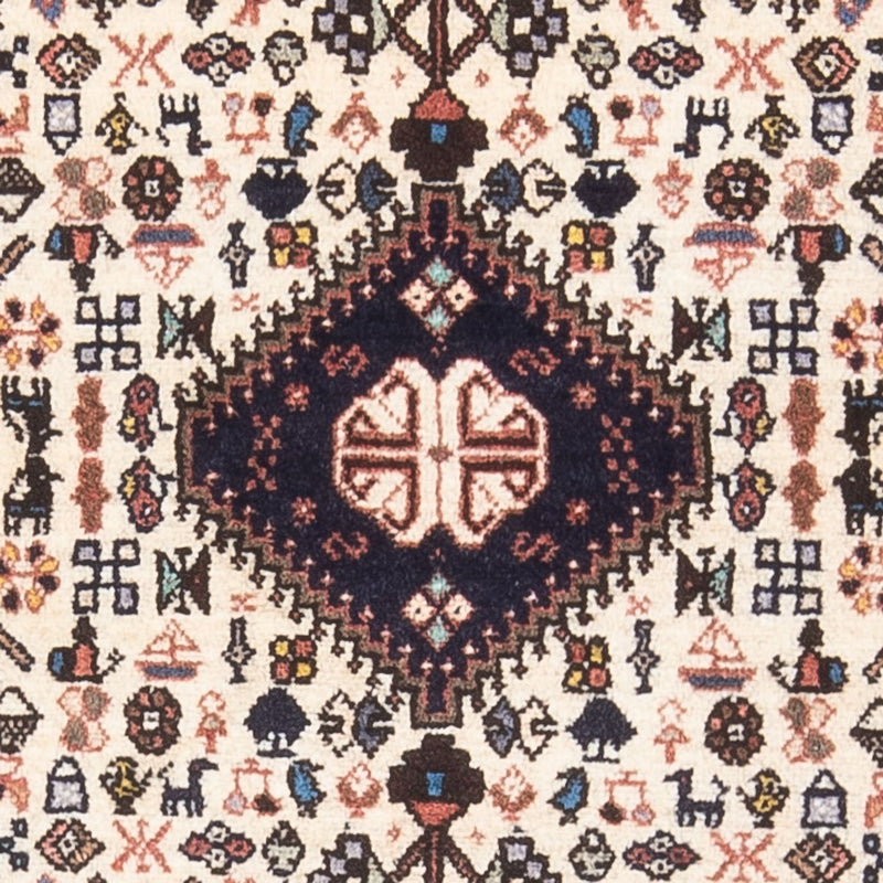Alfombra persa - Nómada - 126 x 80 cm - crema