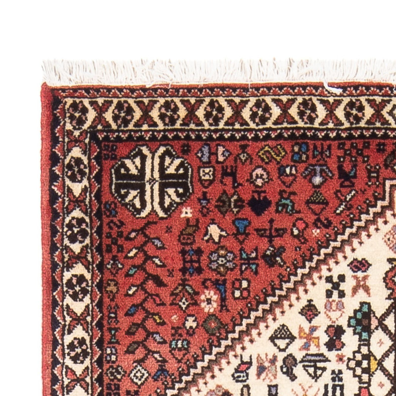 Alfombra persa - Nómada - 126 x 80 cm - crema