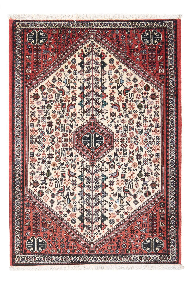 Alfombra persa - Nómada - 127 x 80 cm - crema