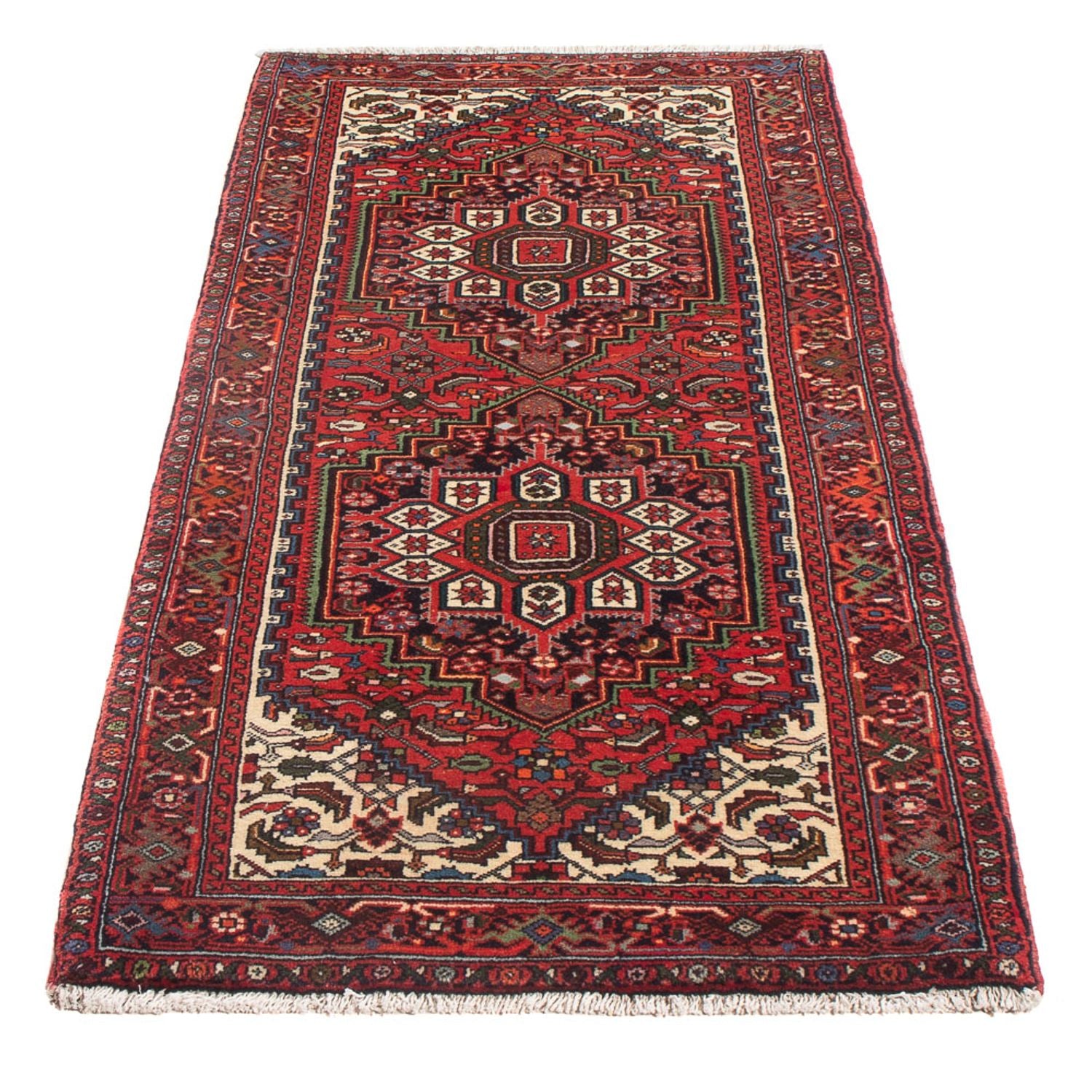 Alfombra de pasillo Alfombra persa - Nómada - 154 x 65 cm - rojo