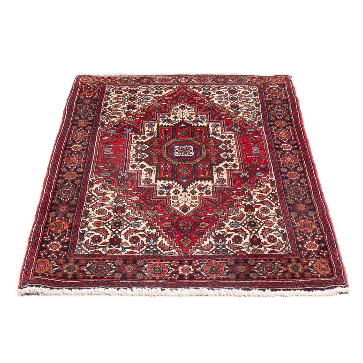 Alfombra persa - Nómada - 132 x 81 cm - crema
