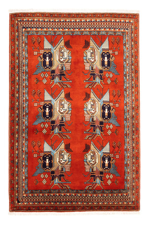 Alfombra persa - Nómada - 165 x 115 cm - rojo