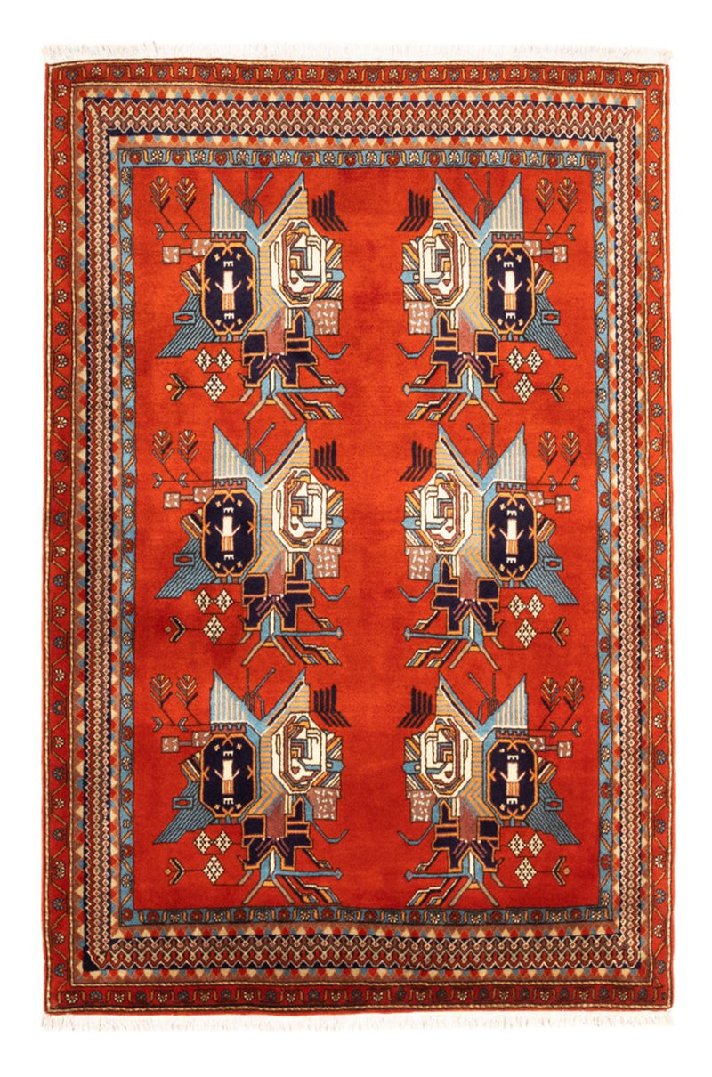 Alfombra persa - Nómada - 165 x 115 cm - rojo