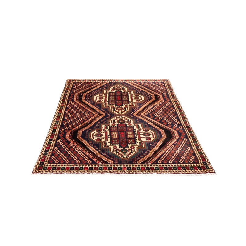 Alfombra persa - Nómada - 150 x 108 cm - rojo burdeos