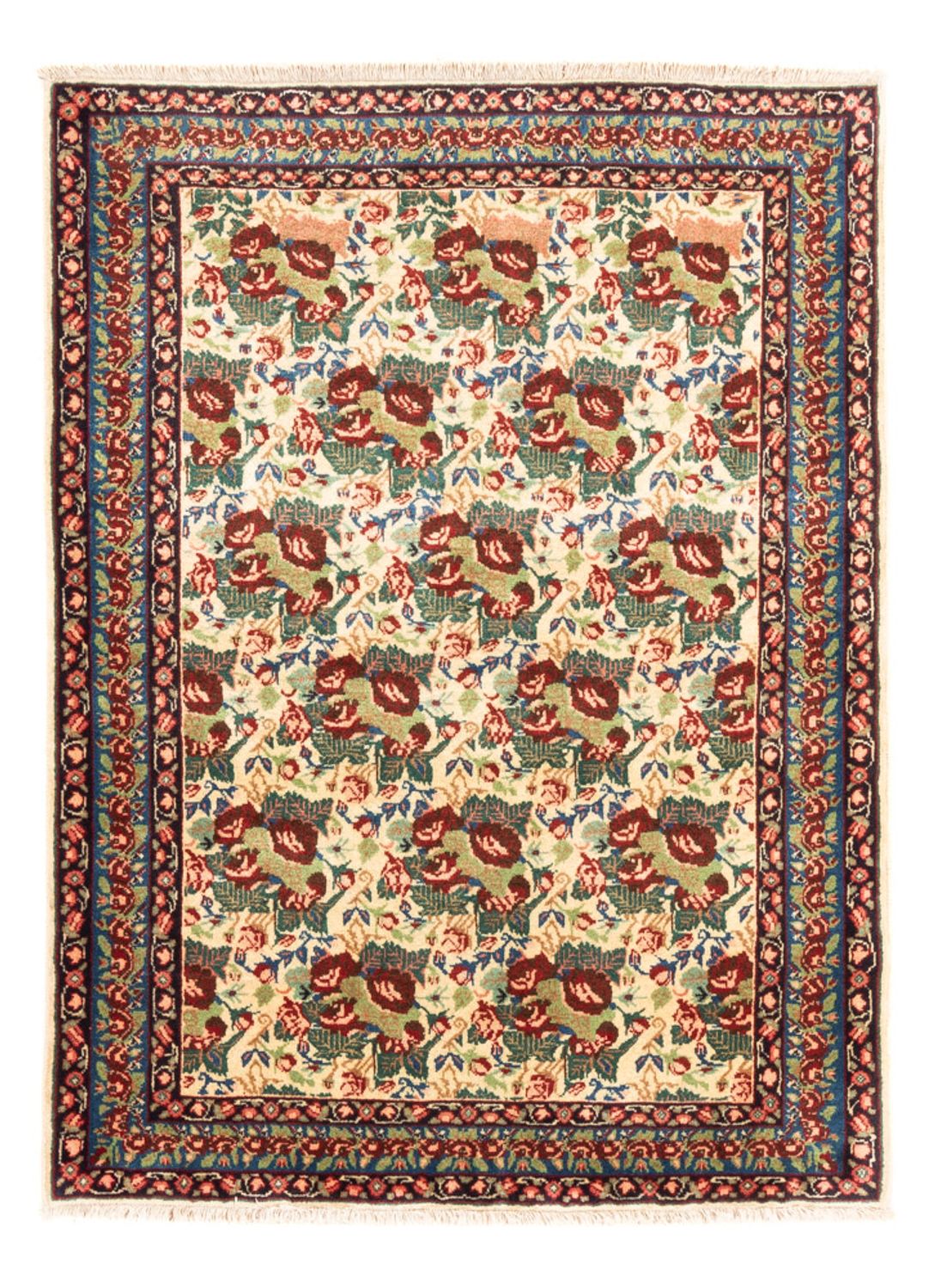 Alfombra persa - Nómada - 147 x 110 cm - crema