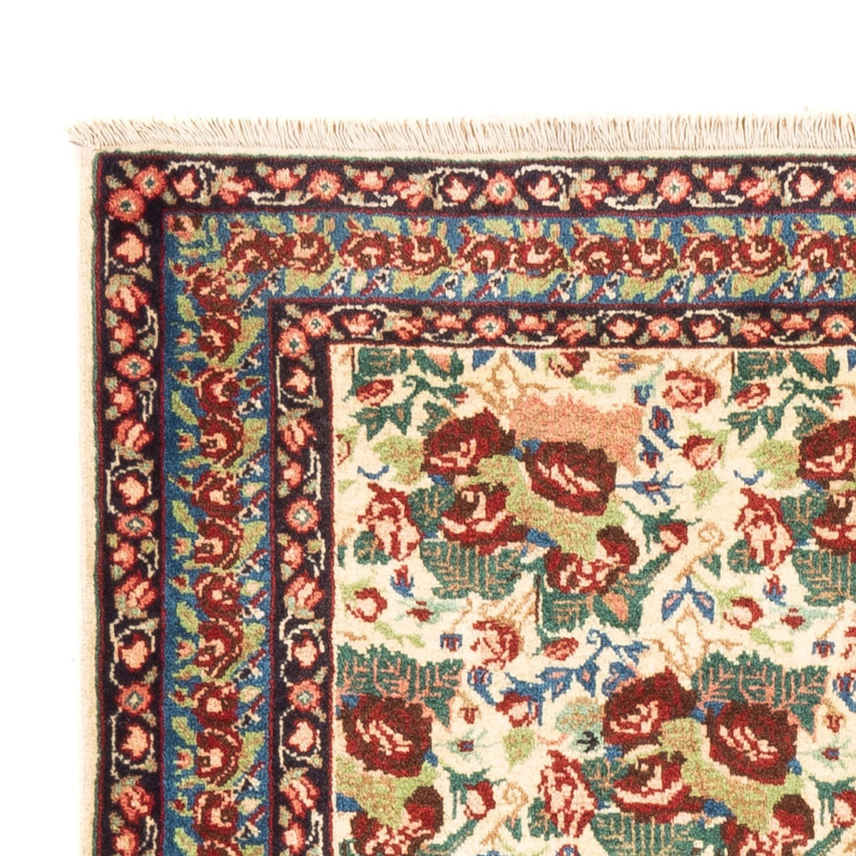 Alfombra persa - Nómada - 147 x 110 cm - crema