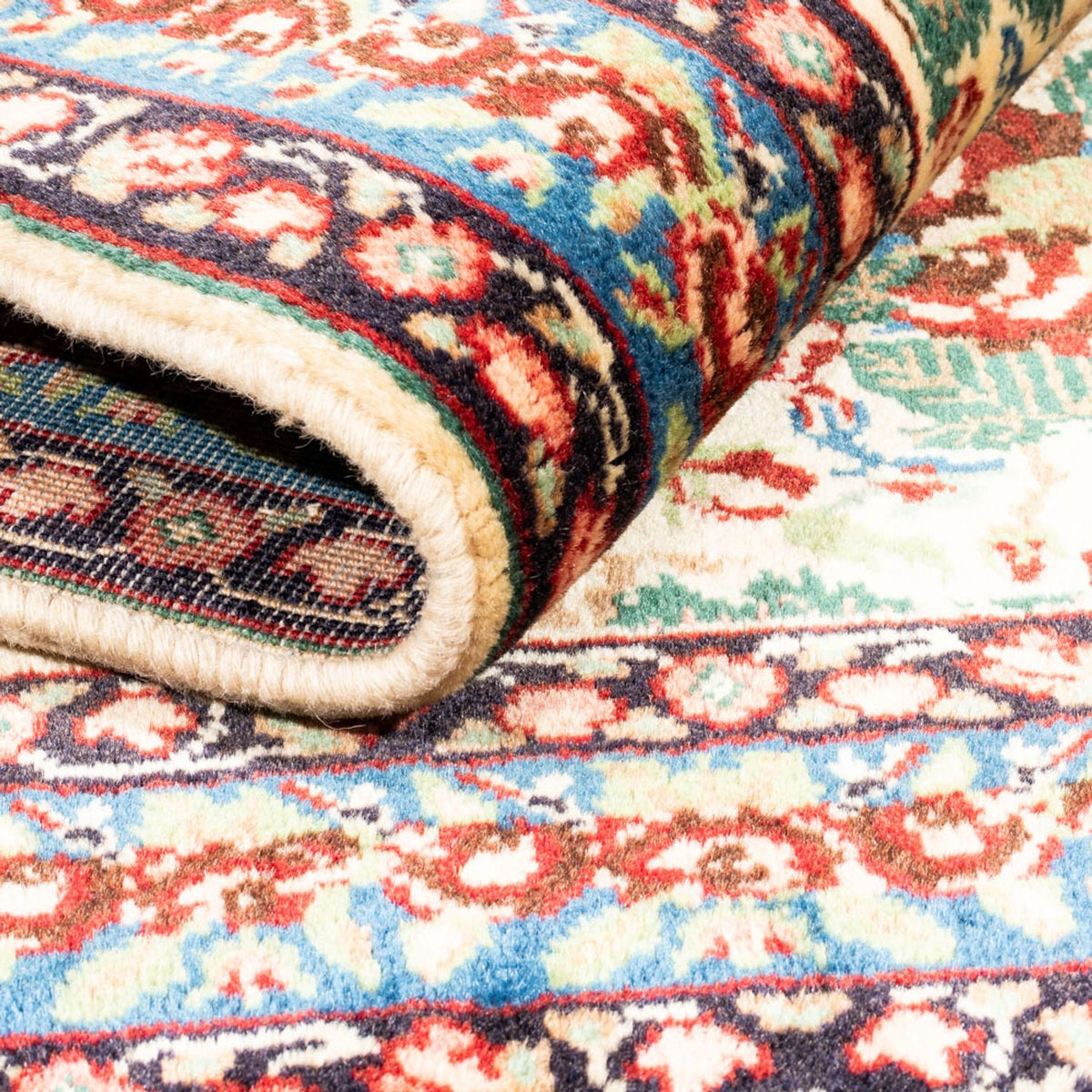 Alfombra persa - Nómada - 147 x 110 cm - crema