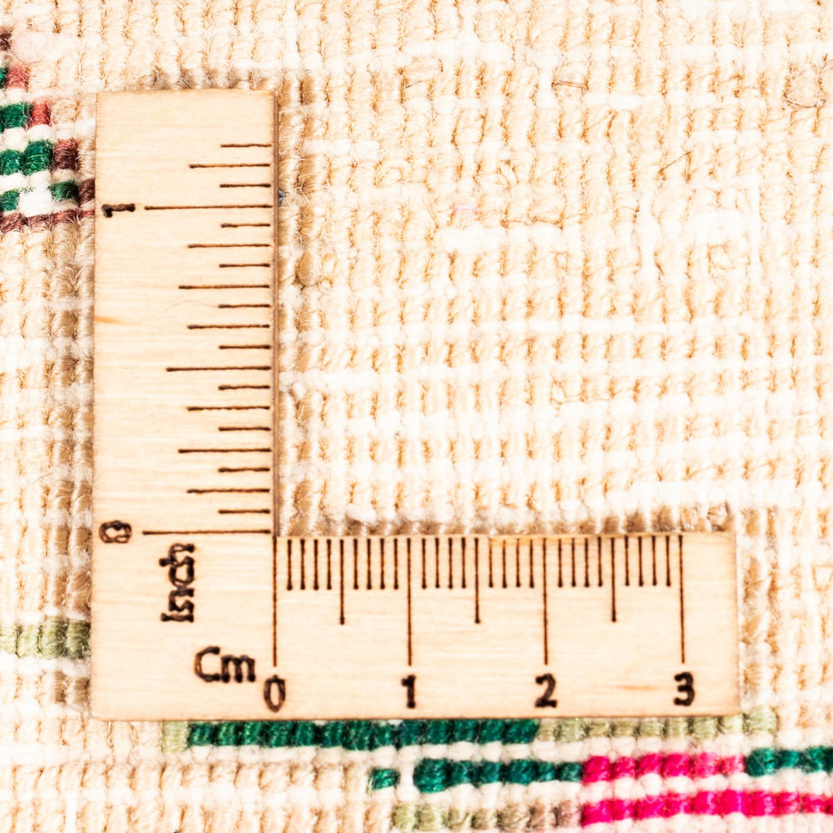 Alfombra persa - Nómada - 145 x 113 cm - crema