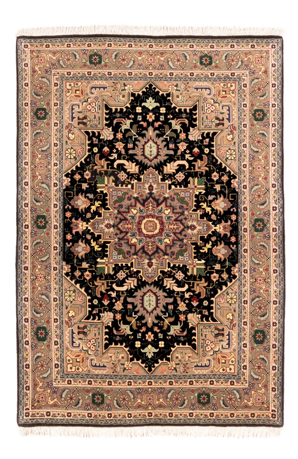 Alfombra persa - Nómada - 146 x 100 cm - azul oscuro
