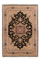 Alfombra persa - Nómada - 146 x 100 cm - azul oscuro
