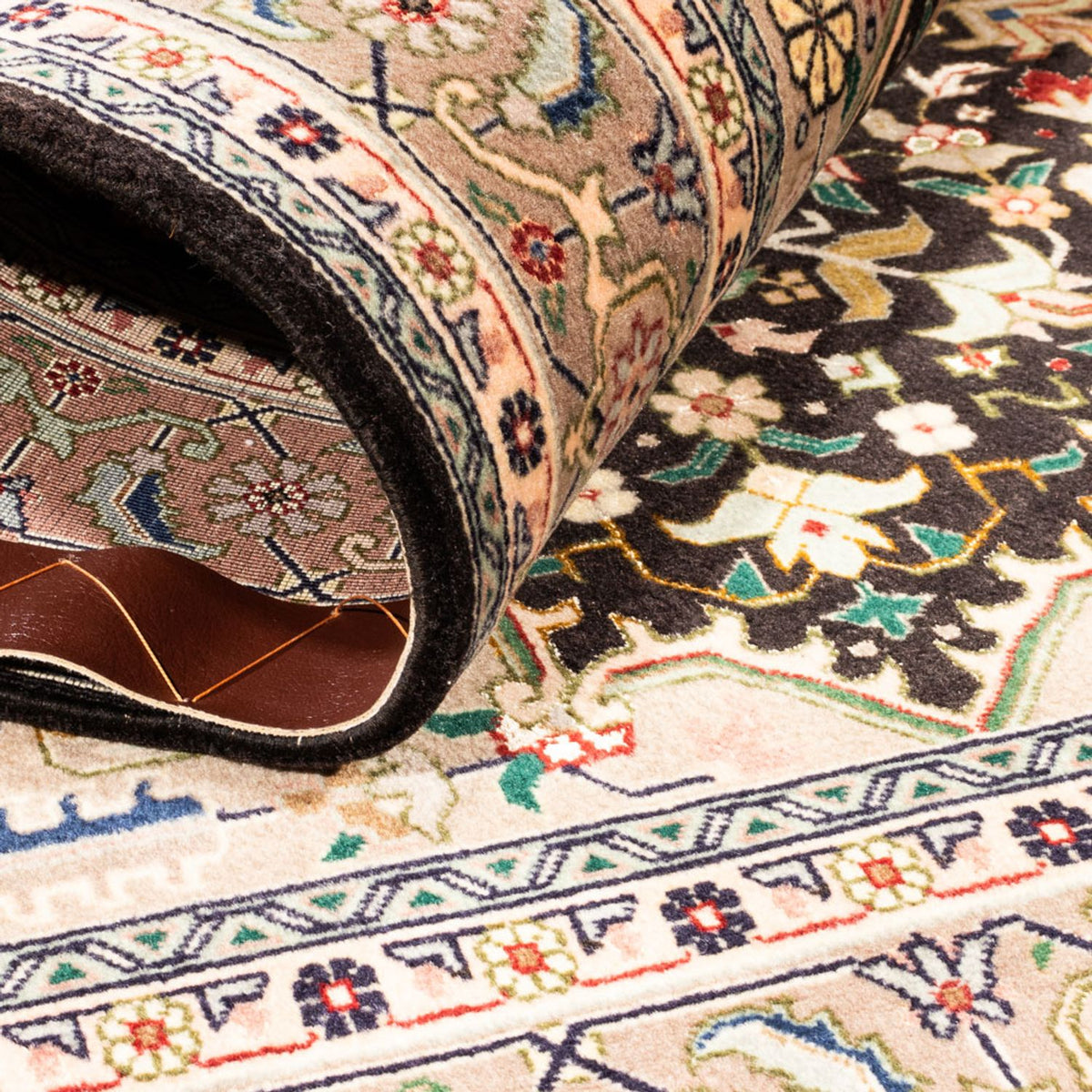 Alfombra persa - Nómada - 146 x 100 cm - azul oscuro