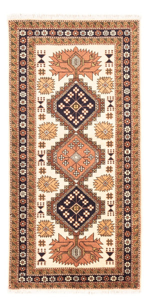 Alfombra persa - Nómada - 148 x 80 cm - crema