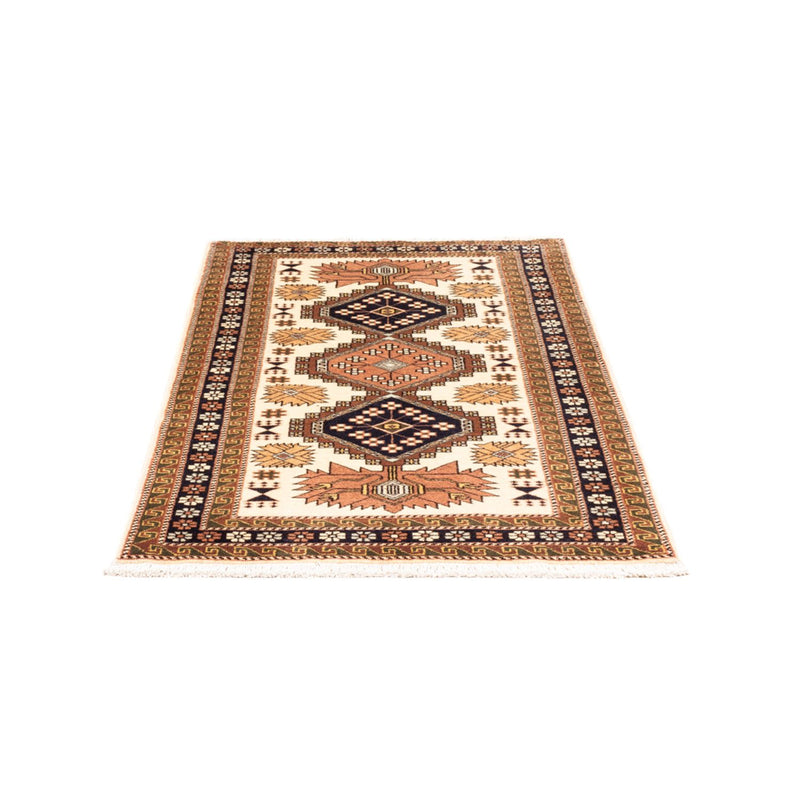 Alfombra persa - Nómada - 148 x 80 cm - crema