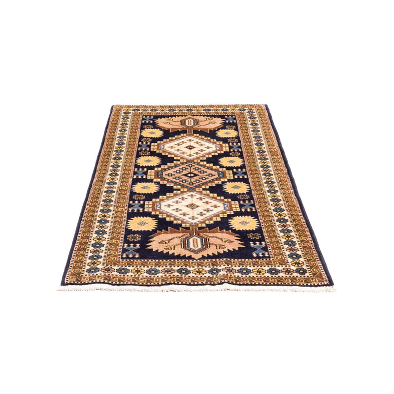 Alfombra persa - Nómada - 145 x 80 cm - azul oscuro