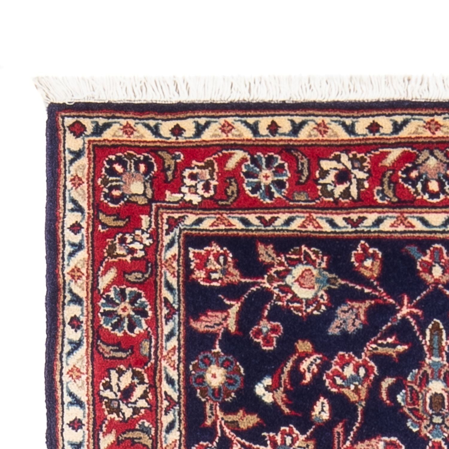 Alfombra persa - Keshan - 140 x 70 cm - azul