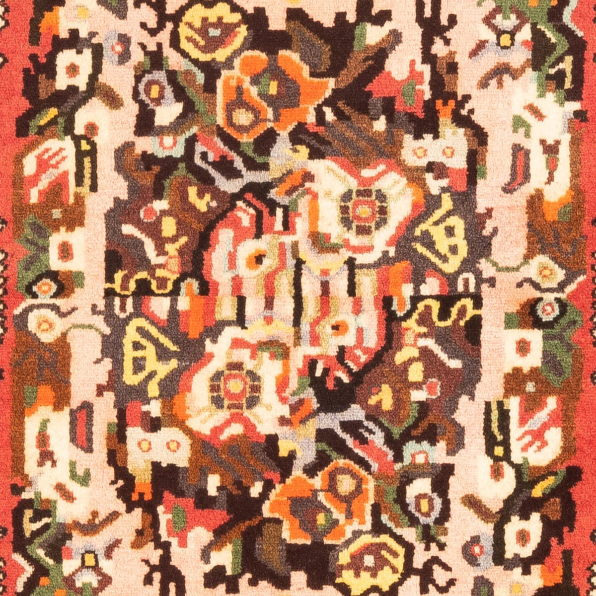 Alfombra persa - Nómada - 153 x 108 cm - naranja